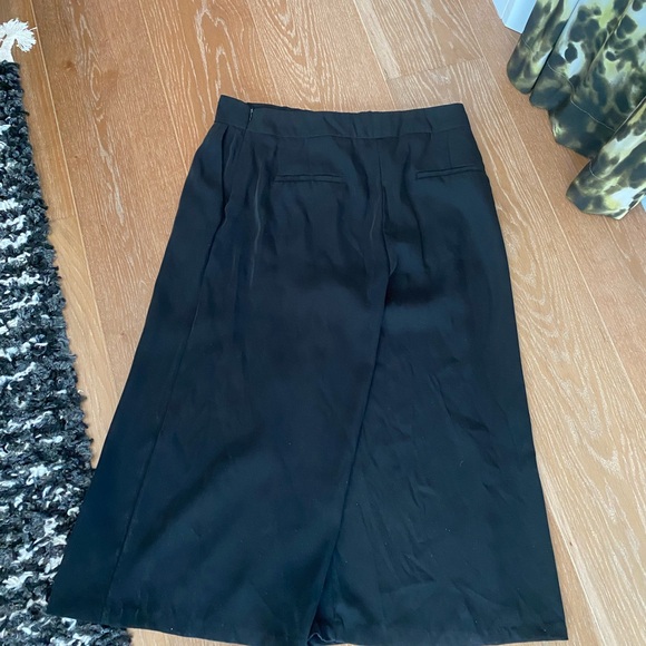 Zara black wide legged crop pants - Picture 7 of 7